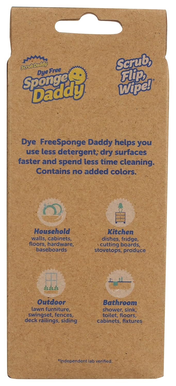 Dye Free Sponge Daddy 3 Count, 3 CT