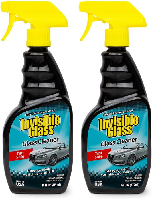 92163 Premium Glass Cleaner Spray for Car Windshields and Windows – Automotive and Home Window Cleaner – Streak-Free, Ammonia-Free, Tint-Safe – 16 fl oz