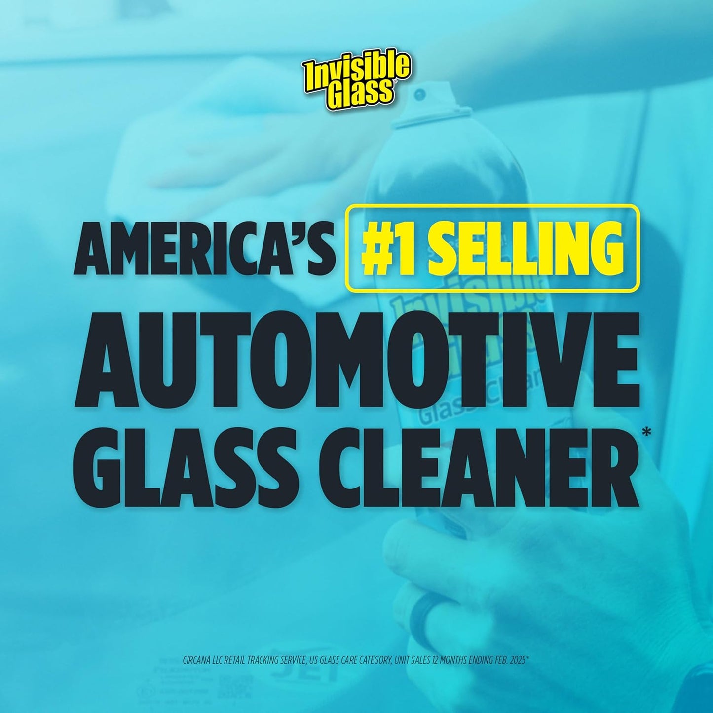 92163 Premium Glass Cleaner Spray for Car Windshields and Windows – Automotive and Home Window Cleaner – Streak-Free, Ammonia-Free, Tint-Safe – 16 fl oz