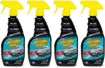 92163 Premium Glass Cleaner Spray for Car Windshields and Windows – Automotive and Home Window Cleaner – Streak-Free, Ammonia-Free, Tint-Safe – 16 fl oz