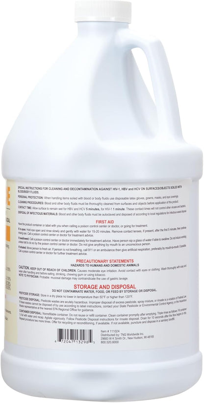 ForPro Citrus-Cide Hospital Grade Disinfectant Cleaner, 1 Gallon Refill (128 fl. oz.) – All Purpose Cleaner, Disinfectant & Deodorizer, Citrus Scent