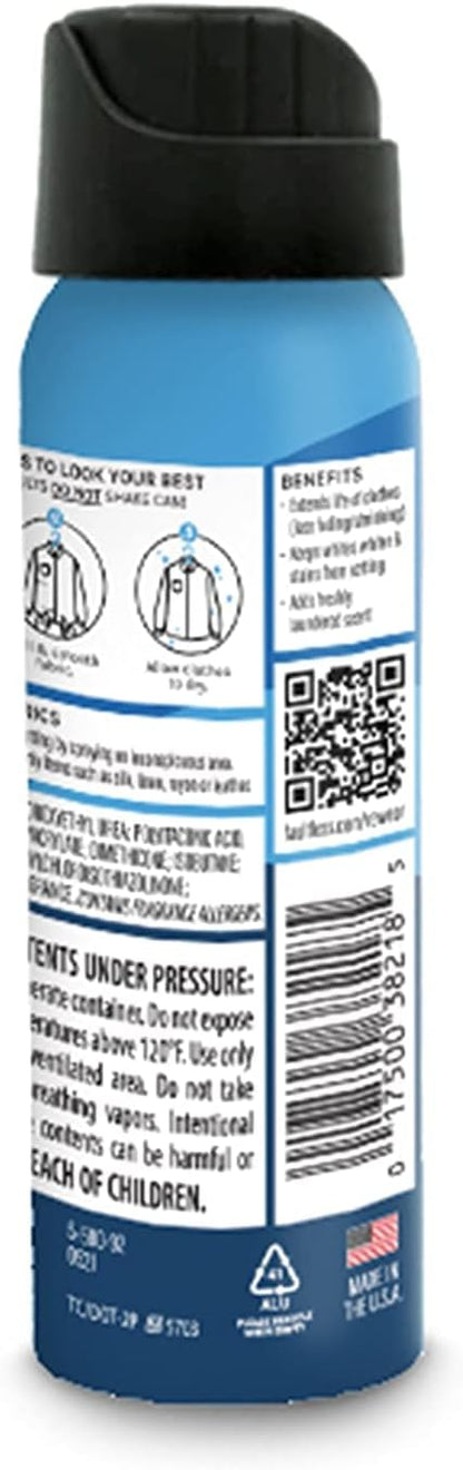 ReWear Dry Wash Spray for Clothing – Wrinkle Remover, Fabric Refresher Spray, Captures Odors – Like Dry Shampoo for Clothes: Fresh Look W/Out Laundry, 3oz (Mini 3 Pack)