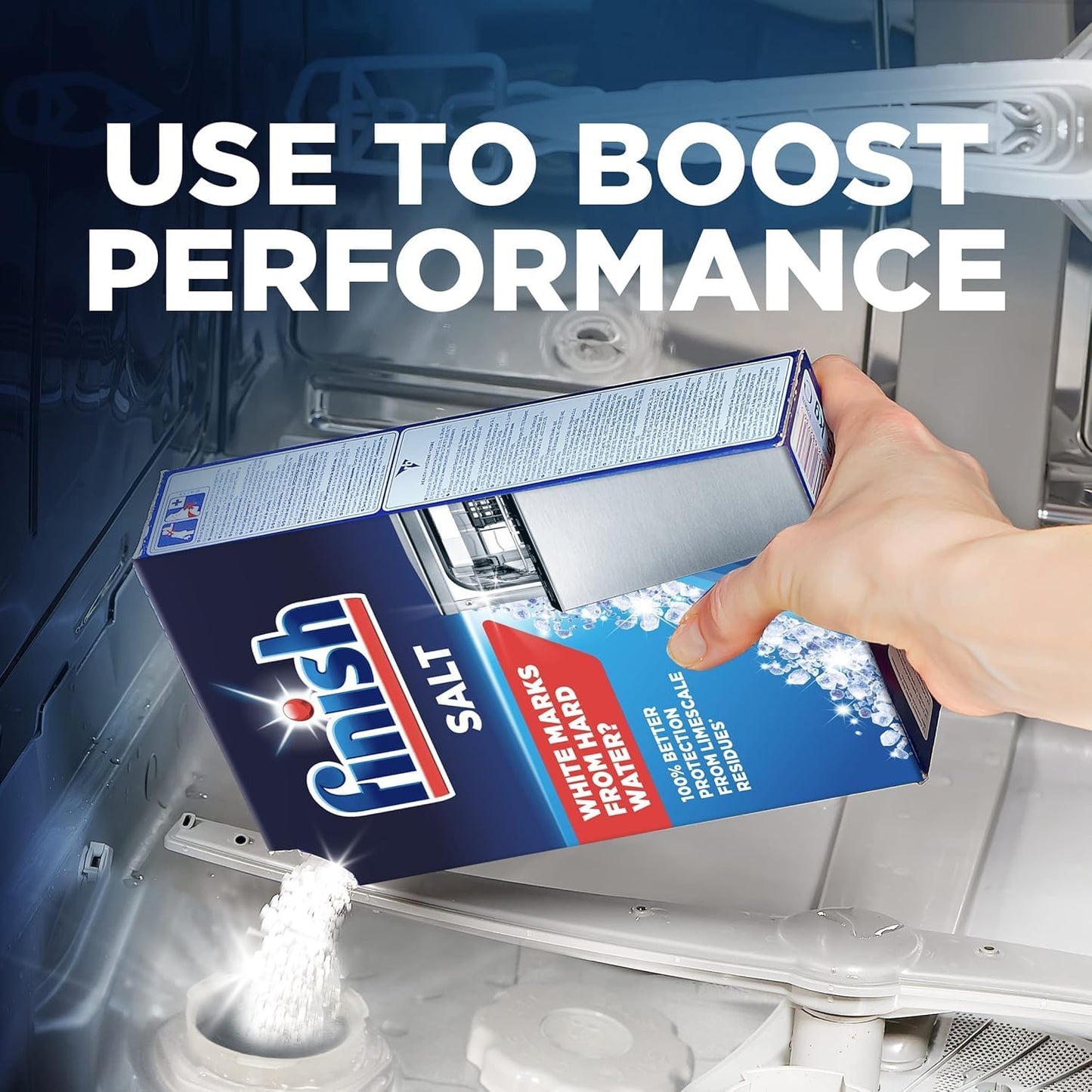 Dishwasher Salt Helps Soften Water to Prevent Limescale and Watermarks, 2 KG