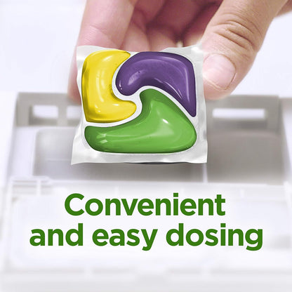 Platinum Dishwasher Soap Pods, Actionpacs + Oxi, Fresh, 62 Count of Dishwasher Detergent Pods