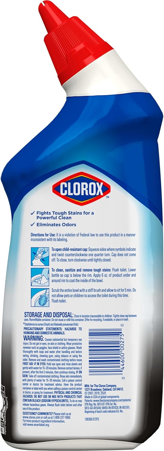 Toilet Bowl Cleaner Lime & Rust Destroyer, Automatic Toilet Bowl Cleaner, Healthcare Cleaning and Industrial Cleaning, 24 Ounces (Pack of 1)