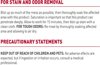 Stain and Odor Remover Dog, 32 Ounces, Everyday Mess Enzymatic Odor Control Formula