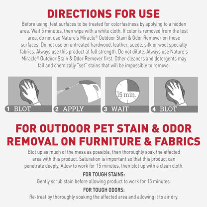 Stain and Odor Remover Dog, 32 Ounces, Everyday Mess Enzymatic Odor Control Formula