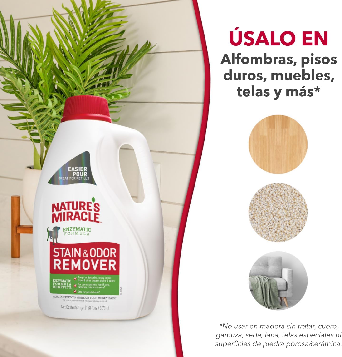 Stain and Odor Remover Dog, 32 Ounces, Everyday Mess Enzymatic Odor Control Formula