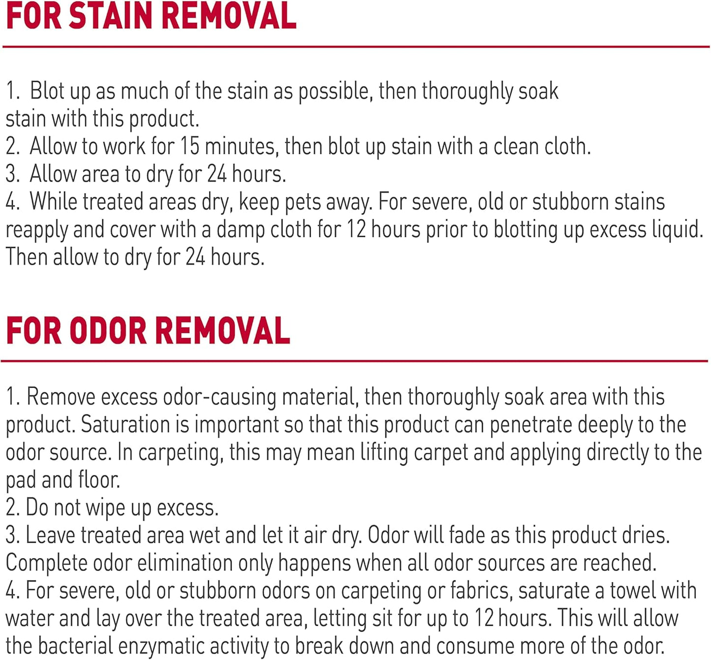 Stain and Odor Remover Dog, 32 Ounces, Everyday Mess Enzymatic Odor Control Formula