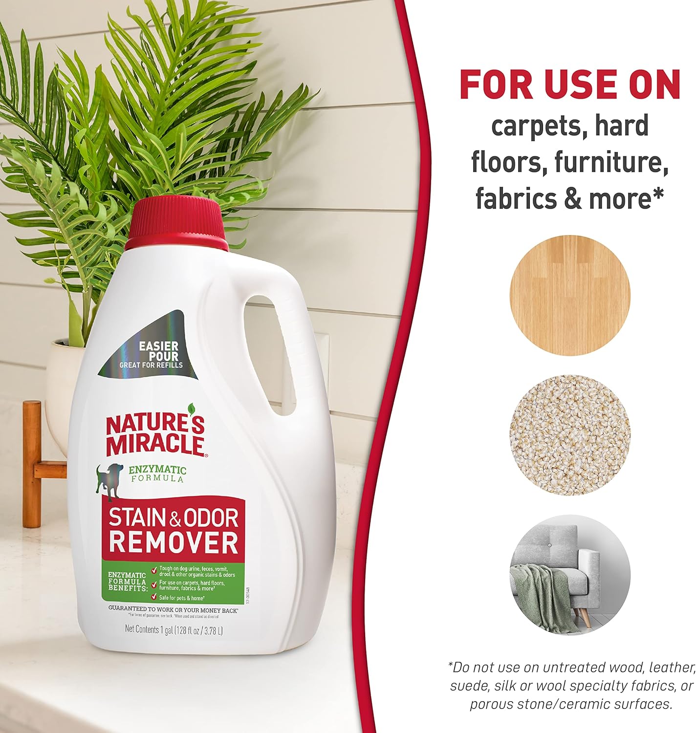 Stain and Odor Remover Dog, 32 Ounces, Everyday Mess Enzymatic Odor Control Formula