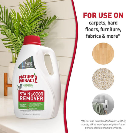 Stain and Odor Remover Dog, 32 Ounces, Everyday Mess Enzymatic Odor Control Formula