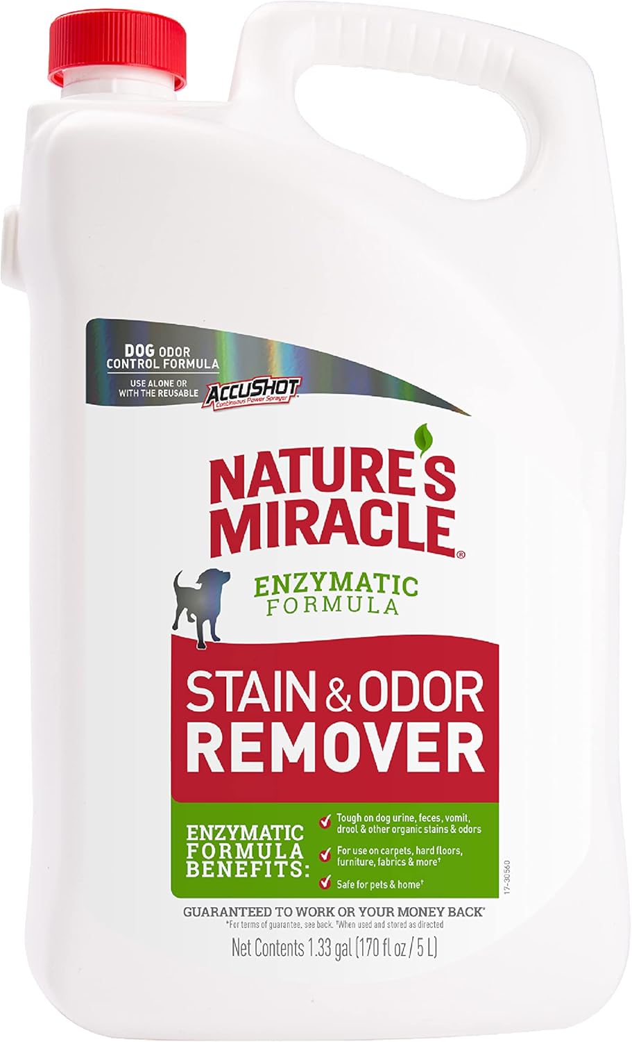 Stain and Odor Remover Dog, 32 Ounces, Everyday Mess Enzymatic Odor Control Formula