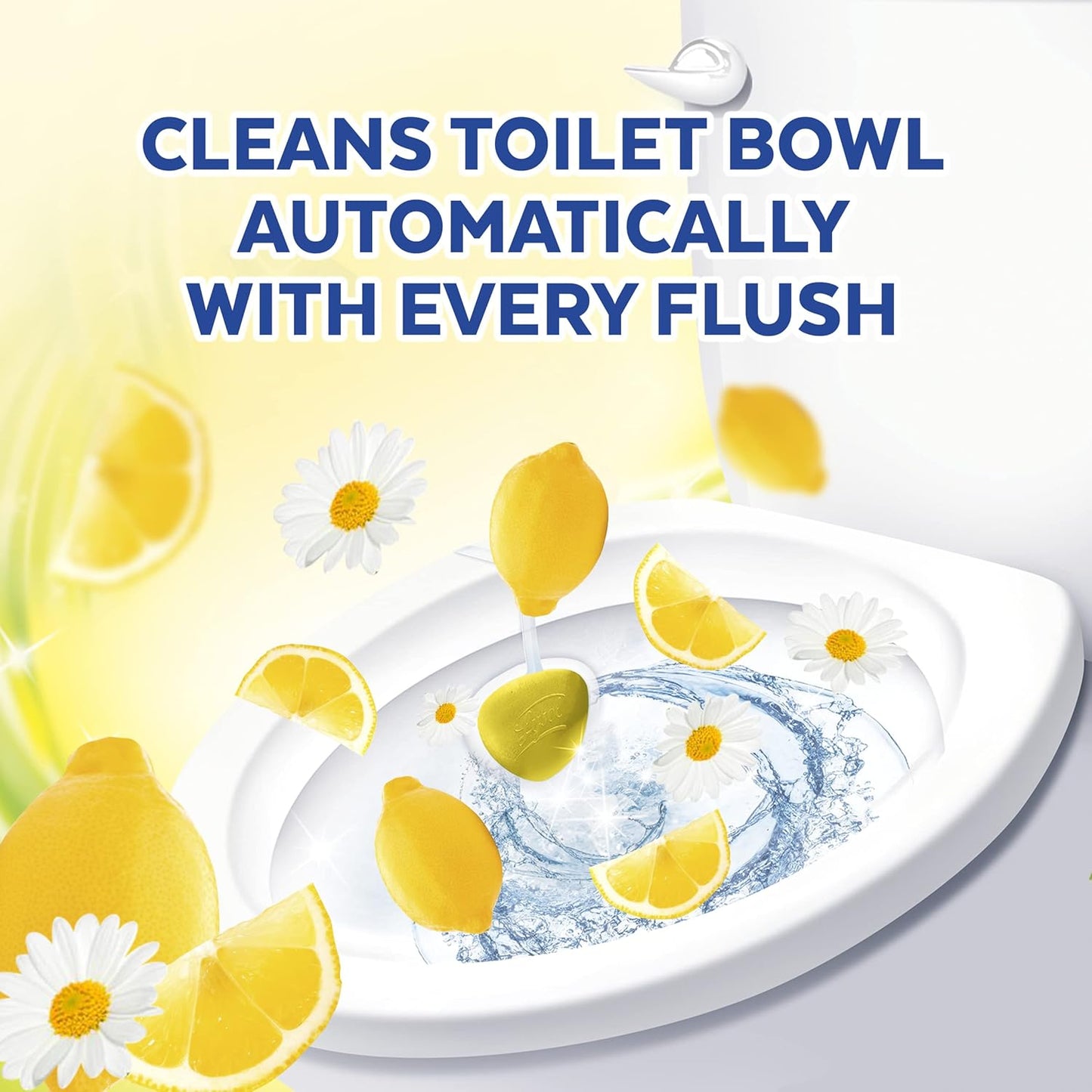 Automatic in-The-Bowl Toilet Cleaner, Cleans and Freshens Toilet Bowl, Lavender Fields Scent, 2ct