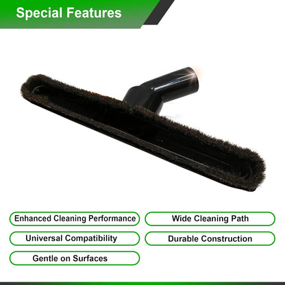 Selgo Universal 1 ¼ Inch (32mm) Black Vacuum Cleaner Floor Brush 10" Wide (1 Brush Only)