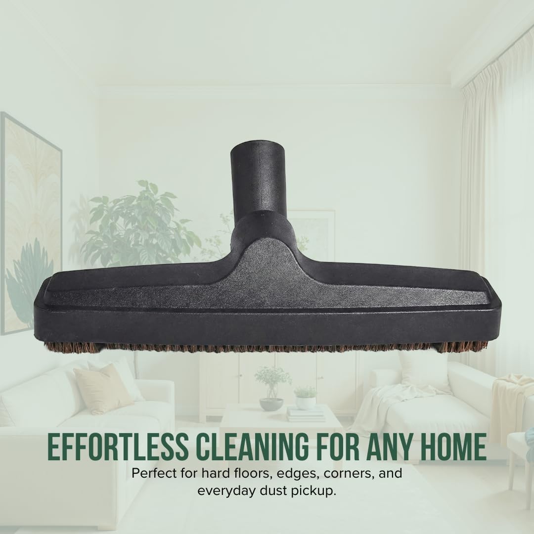 Selgo Universal 1 ¼ Inch (32mm) Black Vacuum Cleaner Floor Brush 10" Wide (1 Brush Only)
