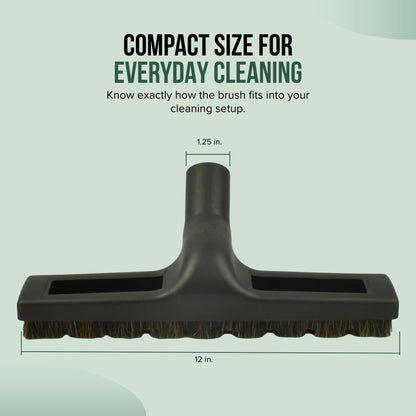 Selgo Universal 1 ¼ Inch (32mm) Black Vacuum Cleaner Floor Brush 10" Wide (1 Brush Only)