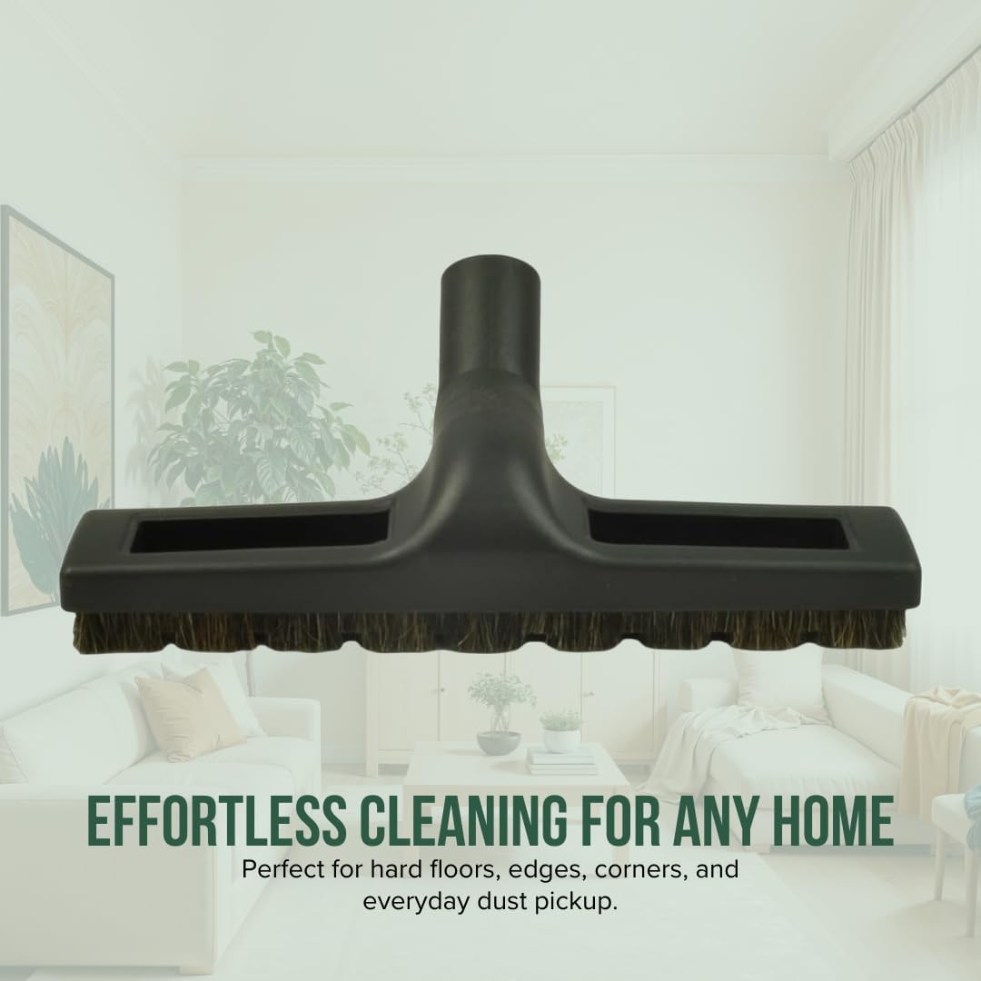 Selgo Universal 1 ¼ Inch (32mm) Black Vacuum Cleaner Floor Brush 10" Wide (1 Brush Only)