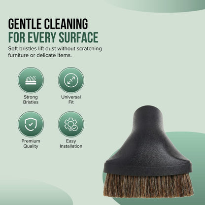 Selgo Universal 1 ¼ Inch (32mm) Black Vacuum Cleaner Floor Brush 10" Wide (1 Brush Only)