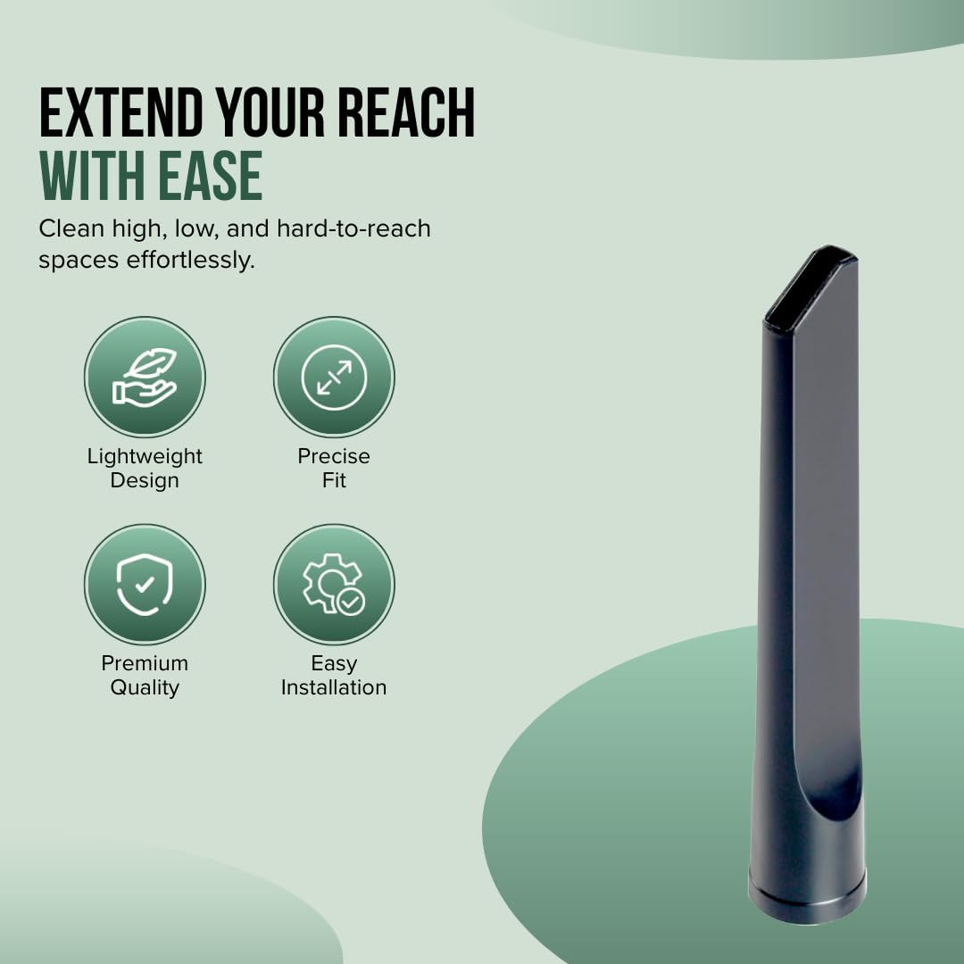 Selgo Universal 1 ¼ Inch (32mm) Black Vacuum Cleaner Floor Brush 10" Wide (1 Brush Only)