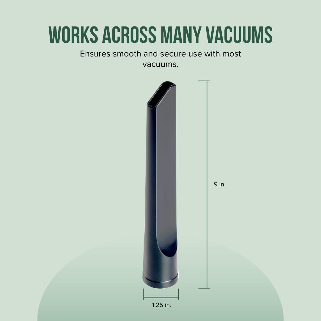 Selgo Universal 1 ¼ Inch (32mm) Black Vacuum Cleaner Floor Brush 10" Wide (1 Brush Only)