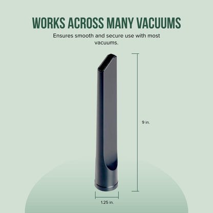 Selgo Universal 1 ¼ Inch (32mm) Black Vacuum Cleaner Floor Brush 10" Wide (1 Brush Only)