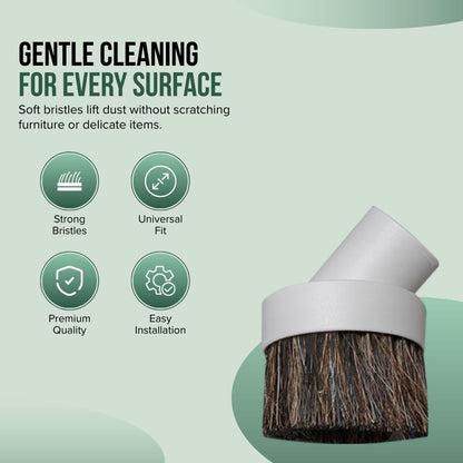 Selgo Universal 1 ¼ Inch (32mm) Black Vacuum Cleaner Floor Brush 10" Wide (1 Brush Only)