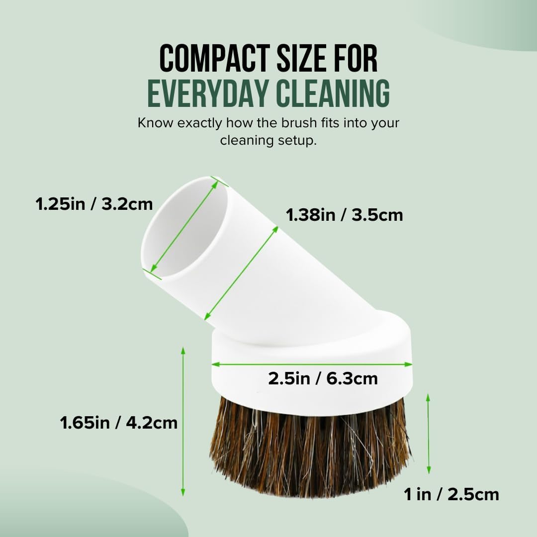 Selgo Universal 1 ¼ Inch (32mm) Black Vacuum Cleaner Floor Brush 10" Wide (1 Brush Only)