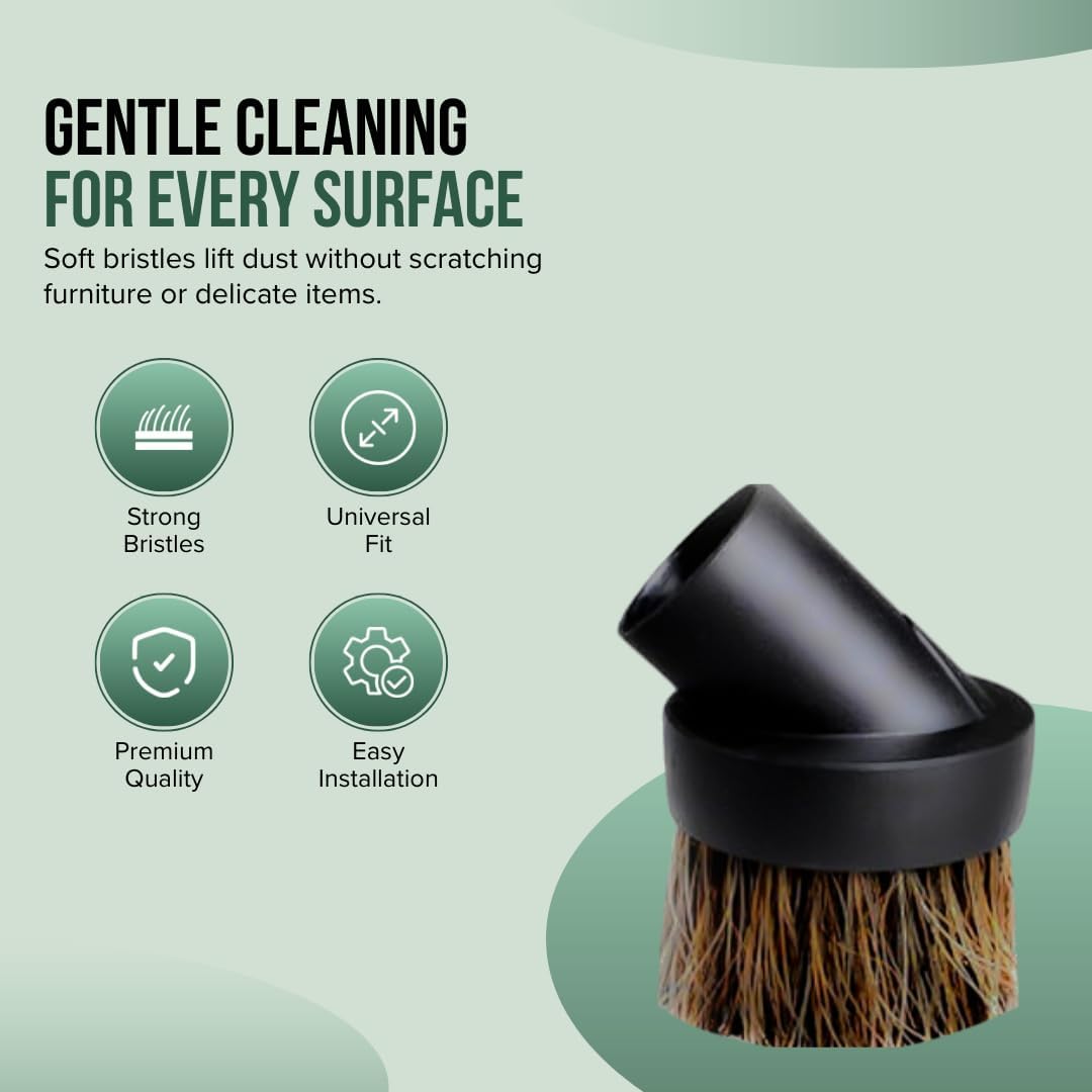 Selgo Universal 1 ¼ Inch (32mm) Black Vacuum Cleaner Floor Brush 10" Wide (1 Brush Only)