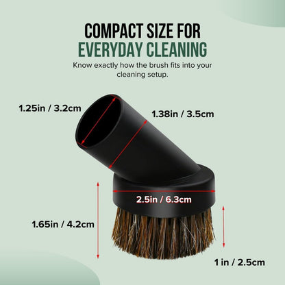 Selgo Universal 1 ¼ Inch (32mm) Black Vacuum Cleaner Floor Brush 10" Wide (1 Brush Only)
