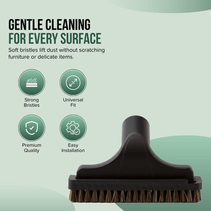 Selgo Universal 1 ¼ Inch (32mm) Black Vacuum Cleaner Floor Brush 10" Wide (1 Brush Only)