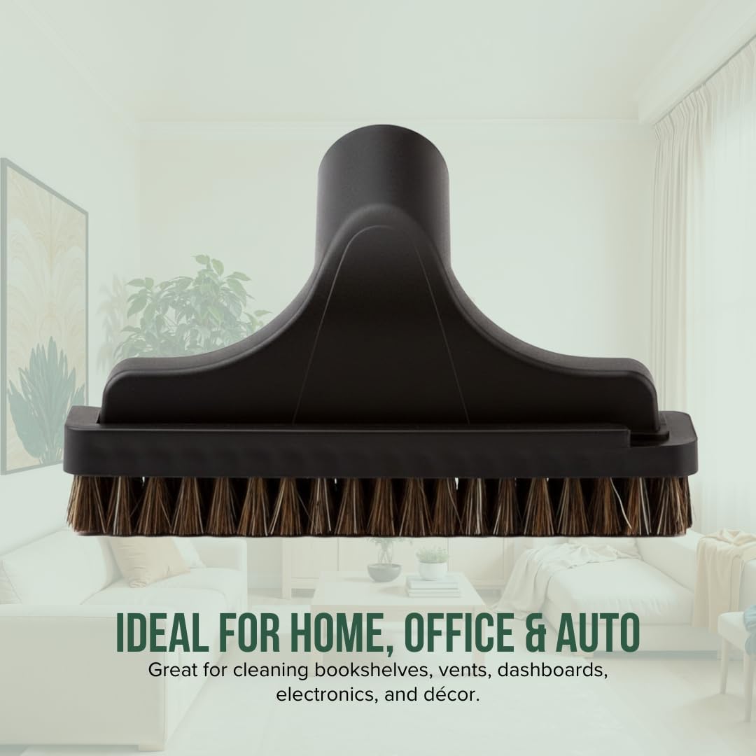 Selgo Universal 1 ¼ Inch (32mm) Black Vacuum Cleaner Floor Brush 10" Wide (1 Brush Only)
