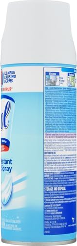 Sanitizing and Antibacterial Spray for Disinfecting & Deodorizing, Crisp Linen, 12.5 Fl Oz